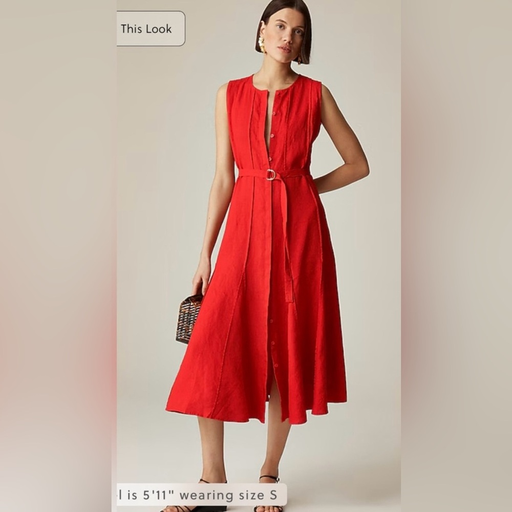 J.Crew petite linen dress